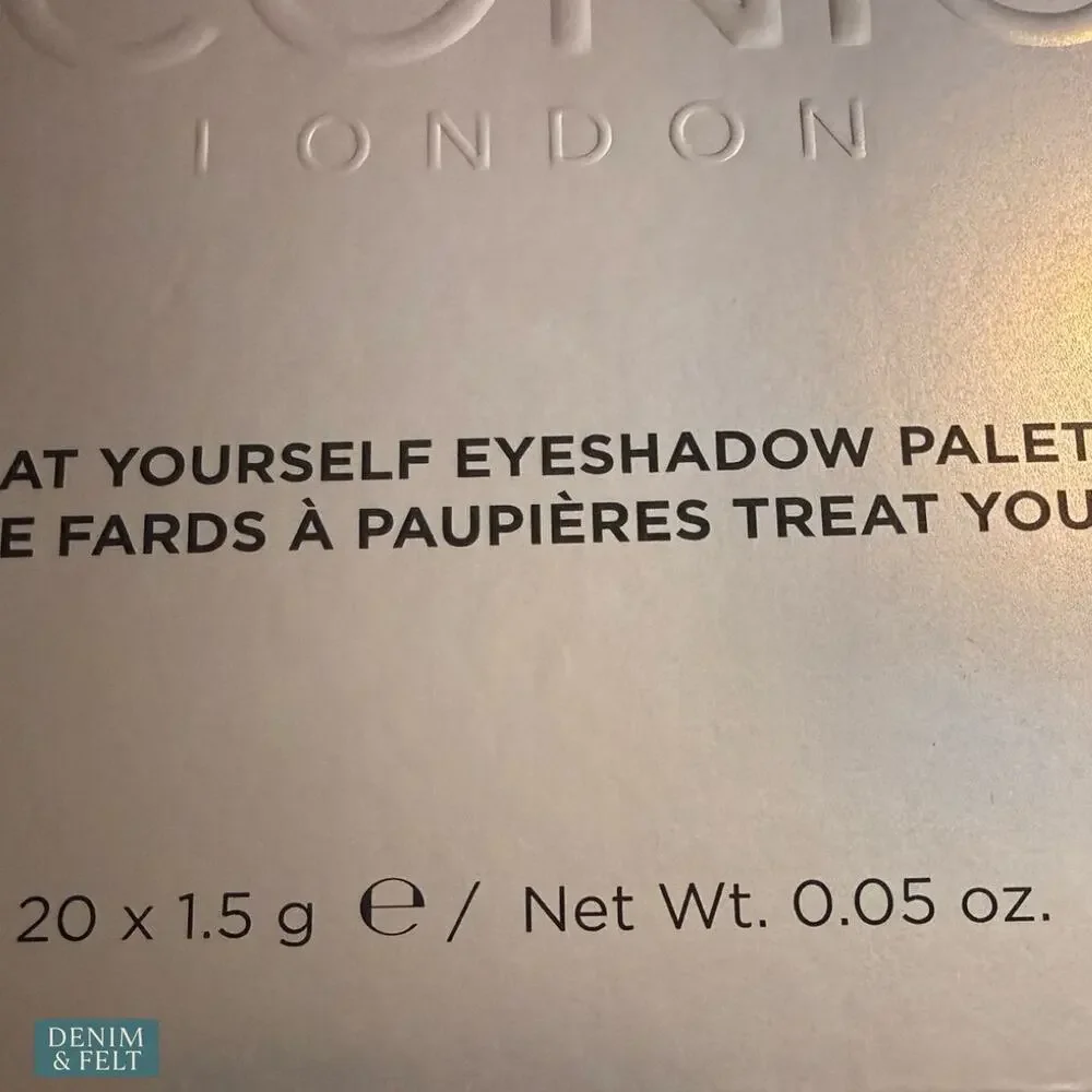 NEW Iconic London Treat‎ Yourself Eyeshadow Palette 20 Shade Pastel Glam Beauty